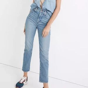 Madewell The Tall Perfect Vintage Jean in Banner Wash 25T